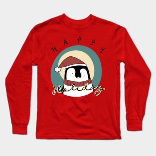 happy holiday christmas Long Sleeve T-Shirt